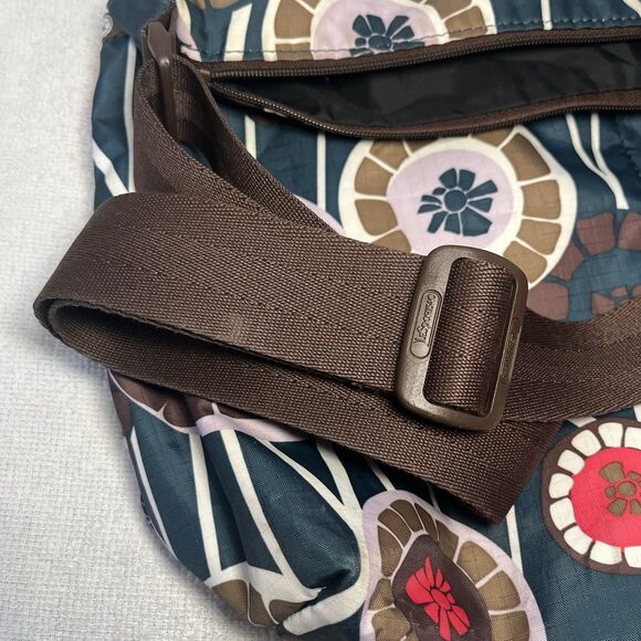 LeSportsac Tote Bag Shoulder Bag Nylon Geometric Purse - Picture 8 of 9